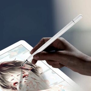 iPadやAndroid タブレットに対応 タッチペンシル タッチペン スタイラスペン ホワイト
