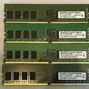 SanMax PC4-2400 32GB （8GB x4枚）　Udimm Non ECC デスクトップ用　動作確認済