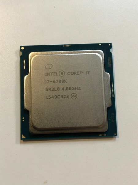 動作確認済み　Intel Core i7 6700K 4.00Ghz SR2L0