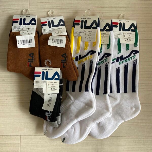 FILA キッズ　ソックス　サッカー　サイズ15-17cm 6足　 靴下　まとめて　スポーツソックス