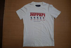 2000年 フェラーリ オフィシャル Tシャツ Ferrari official ホワイト サイズS 美品