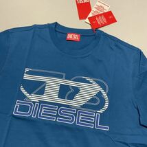 洗練されたデザイン　ディーゼル　DIESEL　 正規品　Tシャツ　T-DIEGOR-K74　ブルー　L　A12502 0GRAI　100%綿　新モデル_画像2