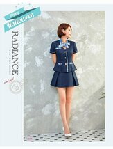 トップス単品 コスプレ 衣装 仮装 キャビンアテンダント CA スチュワーデス 制服 コスチューム セクシー_画像2