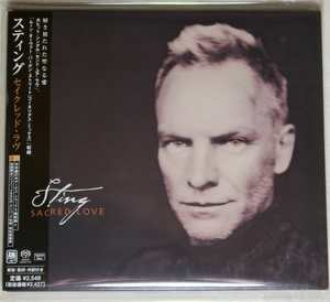 ☆ ハイブリッド SACD スティング STING セイクレッド・ラヴ SACRED LOVE 初回限定 デジパック仕様 日本盤 帯付き UIGA-7001 ☆