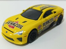 トミカ レクサス【二次加工品】 ⑤ (全5種) PENNZOIL Version ( ペンズオイル バージョン ) 黄色　LEXUS_画像1