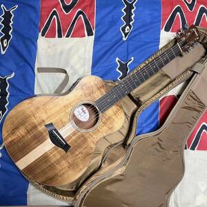 コンパクトでも妥協しないエレアコ Taylor GS mini-e koa しっかりとしたケース付き 弾き語り、ライブ、バンドでも アコギ 