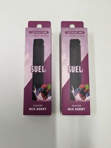 電子VAPE SUEL 2本セット ミックスベリー タールゼロ ニコチンゼロ 使い捨て