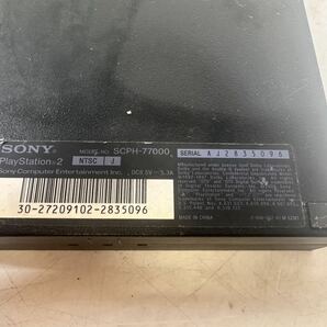 【中古】SONY SCPH-77000 PS2 メモリーカードセット 本体の画像9