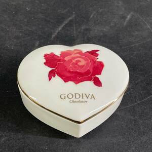 GODIVA Chocolatier 陶器 ハート型ケース 小物入れ 入れ物 ゴディヴァ ゴディバ チョコレート インテリアや飾りにも/s47