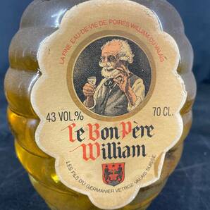 古酒 未開栓 長期保管品 お酒 アルコール Le Bon Pere William ボン ペール ウイリアム 洋梨ブランデー /u24の画像4