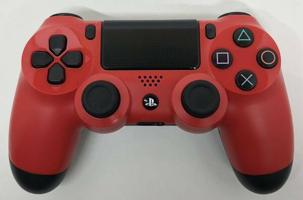 PS4 コントローラー 純正 赤 レッド ディアルショック4 DUALSHOCK4 CUH-ZCT1J アルコール消毒済