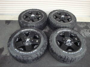 MLJ KMC ロックスター 17インチアルミ+BF Goodrich All-Terrain T/A 265/65R17 4本セット!!