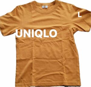 レディース　トップス　UNIQLO Tシャツ　 半袖 半袖Tシャツ　黄色　オレンジ　春夏