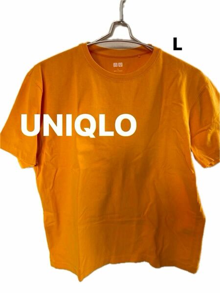 レディース　トップス　UNIQLO Tシャツ　 半袖 半袖Tシャツ　黄色　オレンジ　春夏