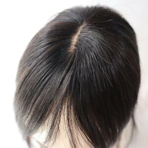  hair piece 25cm black person wool part wig wig white ... head . part nature white ... pile . Point wig light wool volume up 