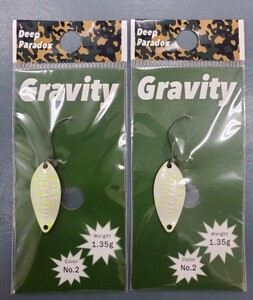 ディープパラドックスグラビティ 1.35g 2点セット品 2018松本カラー Deep Paradox Gravity