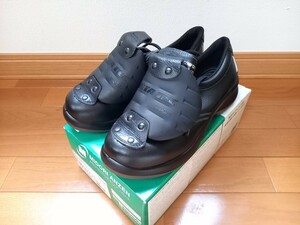  new goods unused green safety PRM210. Pro M2 safety shoes 24.5cm EEE anti-bacterial * deodorization insole leather made light weight low cut 24.5 centimeter 3E