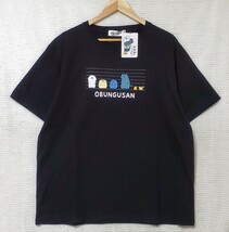 お文具といっしょ 半袖 Tシャツ 新品 メンズ 3Lサイズ 大きいサイズ 黒 ブラック キャラクター プリント お文具さん_画像2