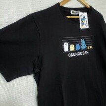 お文具といっしょ 半袖 Tシャツ 新品 メンズ 3Lサイズ 大きいサイズ 黒 ブラック キャラクター プリント お文具さん_画像3