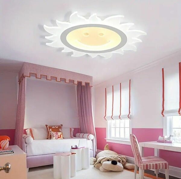 大特価　LEDシーリングライト リビング照明 天井 書斎 食卓ランプ 寝室 天井照明 調光調色 太陽デザイン