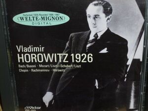 「V・ホロヴィッツ 1926年 若き日の肖像」(ウェルテ・ミニョン・ロール・ピアノ収録演奏) VICTOR国内盤(VDC-1313)