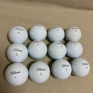 タイトリスト PRO V1X ロストボール 2021〜2022モデル　12個　上物　マジック書き無し