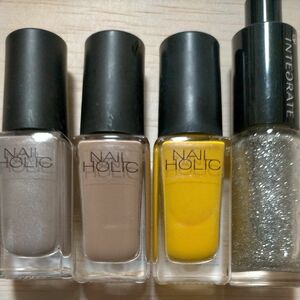 ネイルホリック NAIL HOLIC インテグレート ネールズ ラメ マニキュア ネイルカラー ポリッシュ イエロー ベージュ