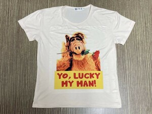 ▲棚:V_H7「Tシャツ　アルフ （ALF）　01　Mサイズ」吹き替え:所ジョージ　sa_wjig　XC4-28