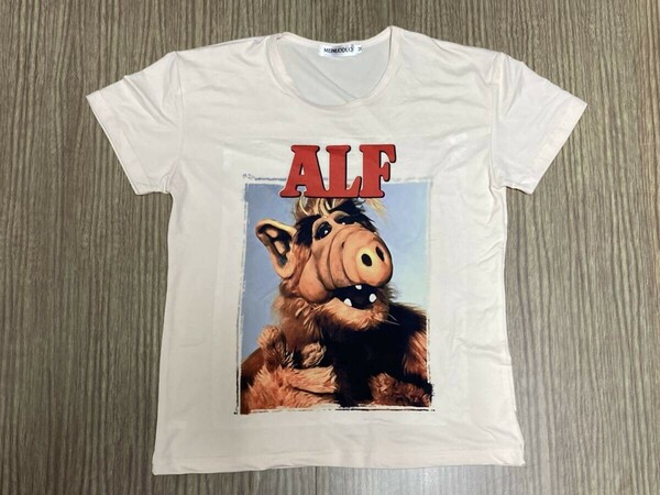 ▲棚:V_H7「Tシャツ　アルフ （ALF）　02　Mサイズ」吹き替え:所ジョージ　sa_wjig　XC4-28