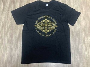 ▲棚:V_H7「Tシャツ　コンチネンタルホテル （ジョン・ウィック）　Mサイズ　01」キアヌ・リーブス 主演　sa_wjig　XC4-21