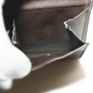 ●LOUIS VUITTON ルイヴィトン●ポルトフォイユ マルコ●ダミエ●折財布●Ｎ61675 イニシヤル入りの画像10
