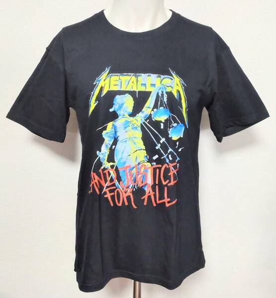 送料無料　【Lサイズ】メタリカ　Metallica　Tシャツ　スタチュー　半袖　ロックバンド　メタル　ファンスマ