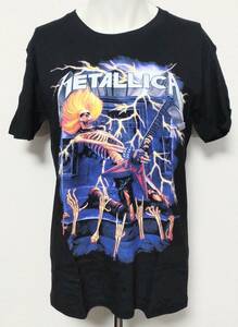 送料無料　【Mサイズ】メタリカ　Metallica　Tシャツ　半袖　ロックバンド　ギター　スカル　ファンスマ