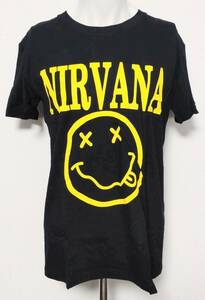 送料無料　【XLサイズ】ニルヴァーナ Nirvana　Tシャツ　半袖　ロックバンド　顔　カート・コバーン　ファンスマ