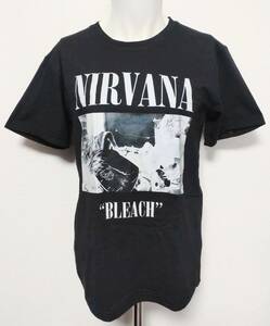 送料無料　【Lサイズ】ニルヴァーナ Nirvana　Tシャツ　半袖　ロックバンド　ブリーチ　カート・コバーン　ファンスマ