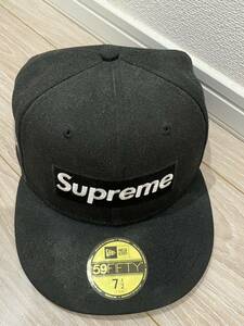 ★supreme ワールドフェイマス newera キャップ　黒★ブラック 7 1/2 56.9cm ニューエラ