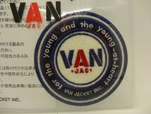 ★送料無料!! VAN JAC ヴァンヂャケット VANコレクターコレクションワッペン 永遠の丸VAN/NAVY アイロン&縫い付け兼用タイプ★_画像4