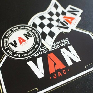 ★送料無料!! VAN JAC ヴァンヂャケット VANコレクターコレクションステッカー ブラックタイプ三枚セット★の画像10