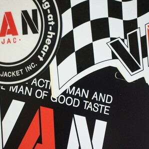 ★送料無料!! VAN JAC ヴァンヂャケット VANコレクターコレクションステッカー ブラックタイプ三枚セット★の画像5