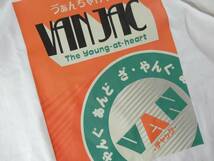 ★送料無料!! VAN JAC ヴァンヂャケット バック永遠の丸VAN和風レトロプリント胸ポケットクルーネックTシャツ L ホワイト★_画像8