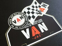 ★送料無料!! VAN JAC ヴァンヂャケット VANコレクターコレクションステッカー ブラックタイプ三枚セット★_画像10