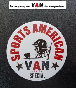 ★送料無料!! VAN JAC ヴァンヂャケット VANコレクターコレクションステッカー SPORTS AMERICAN F1 グラハムヒルタイプ★