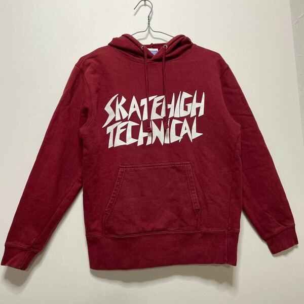 UnitedAthle ビッグロゴ プリント スウェット パーカー トレーナー Sサイズ ヴィンテージ ユナイテッドアスレSKATEHIGH TECHNICAL