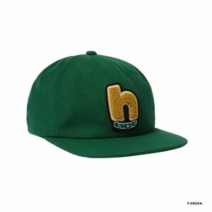 新品正規品　HUF MOAB H 6 PANEL HAT forest green ハフ キャップ帽子 スケートボード スケボー 