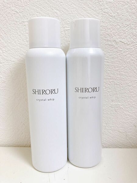 SHIRORU シロル クリスタルホイップ 洗顔料 2本