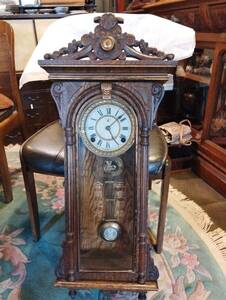 柱時計、掛時計、古時計、置時計、尾張時計(名古屋)、スリゲル型、明治末期