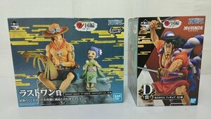 mP473c [未開封] 一番くじ ONE PIECE ワノ国編 第二幕 ラストワン賞 エース & お玉 D賞 光月おでん | ワンピースフィギュア T