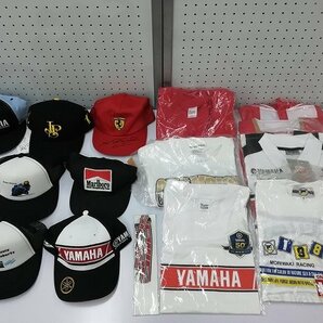 mK174c [難あり] ヤマハ ロードレース 世界GP参戦50周年記念 グッズ Tシャツ キャップ ストラップ 他 | ホビー Tの画像1