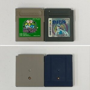 gV224a [箱説有] GB GBC ソフト ポケットモンスター 緑 銀 計2点 / ポケモン | ゲーム Xの画像5