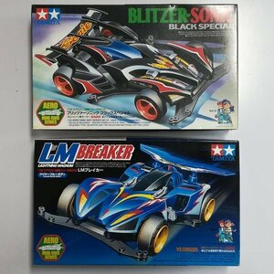 mL449a [難有] タミヤ ミニ四駆 ＬＭブレイカー クリアーブルーボディ ブリッツァーソニック ブラックスペシャル | プラモデル K